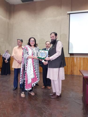 Certificate awarding ceremony